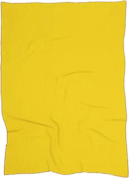 Evy vävd filt 260x260 cm, Lemon