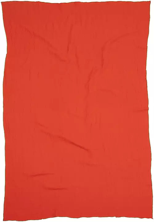 Evy vävd filt 130x190 cm, Tomato