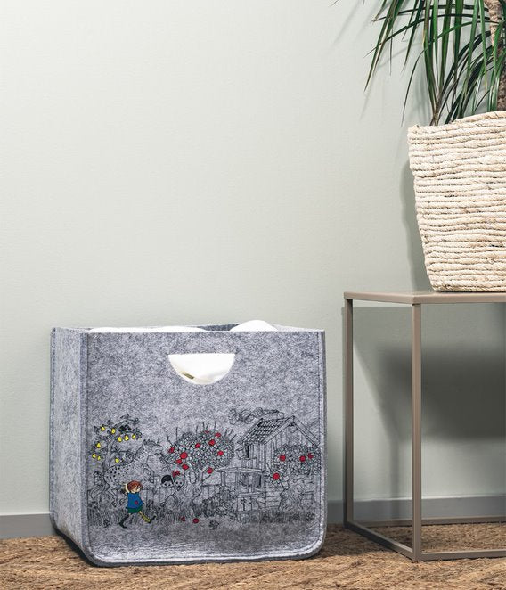 Pippi Långstrump by Muurla – Förvaringskorg The Way Home 33 × 33 cm