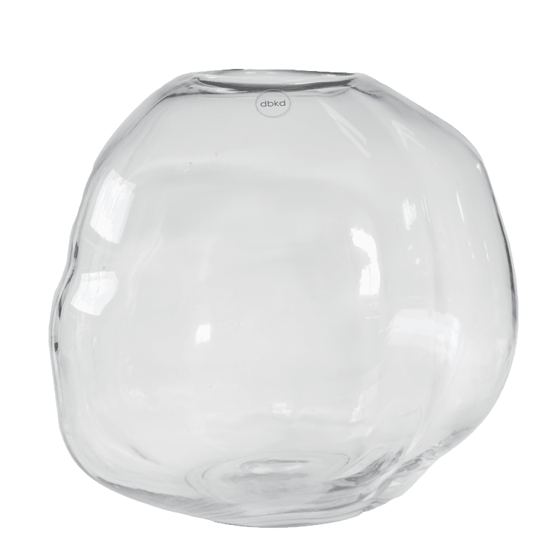 Pebble Vase, Clear Large