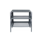 Rack golvhylla Dot stålgrå, 52x35x50 cm