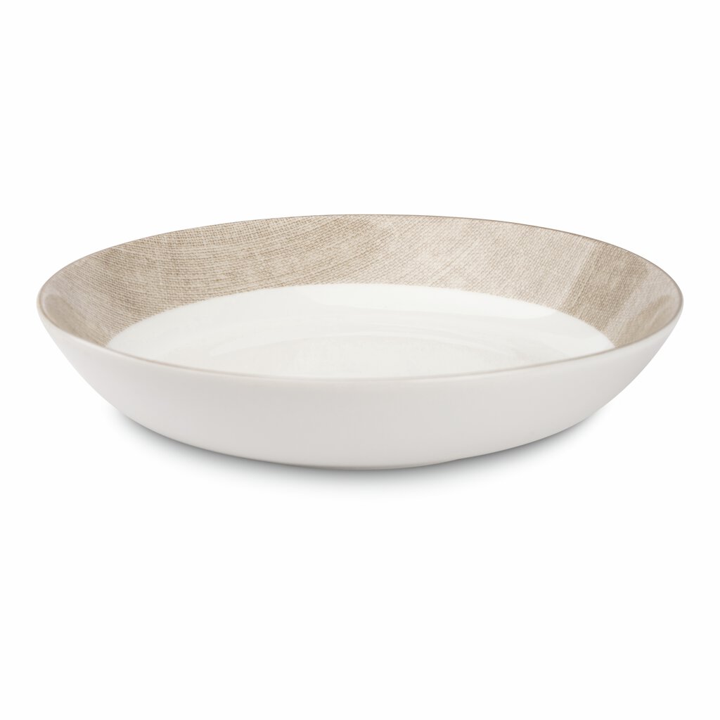 Magnor - Linen - Djup Tallrik 20 cm 4-pack