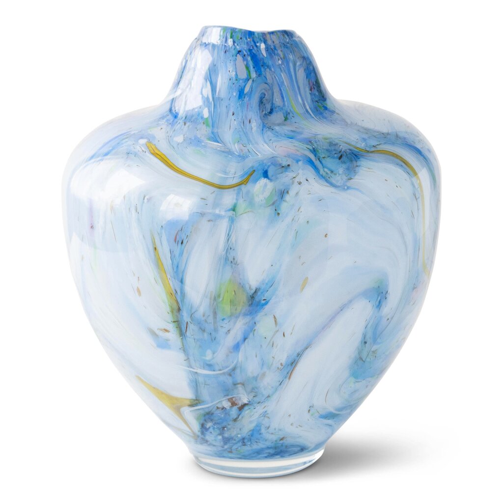 Magnor - Unik Skulptur Kunstglass Blå Multi Stor 31 cm