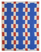 Marta ullfilt 130x180 cm, Blue