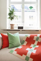 Marta ullfilt 130x180 cm, Red