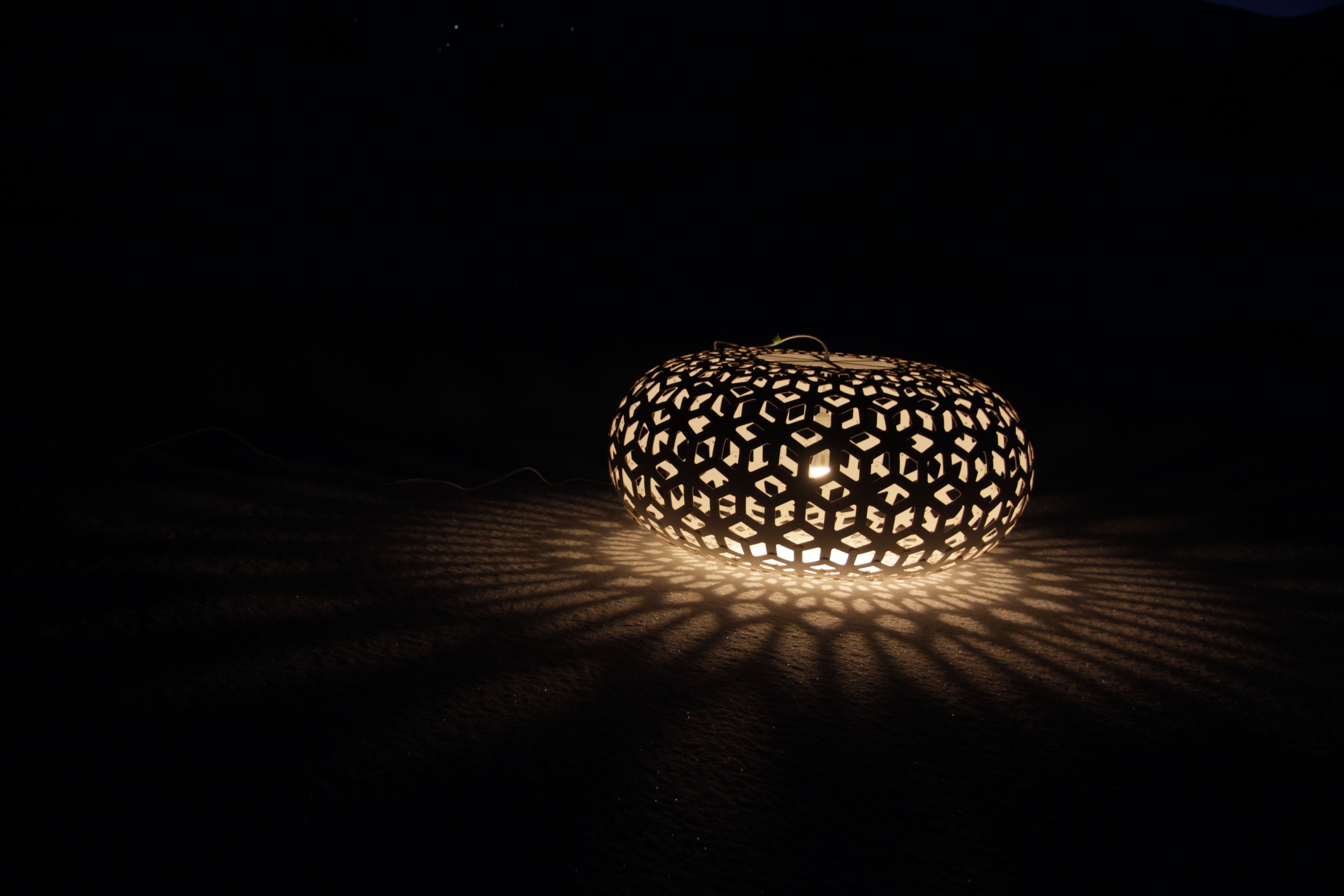 Snowflake Taklampa 1000mm, Orange