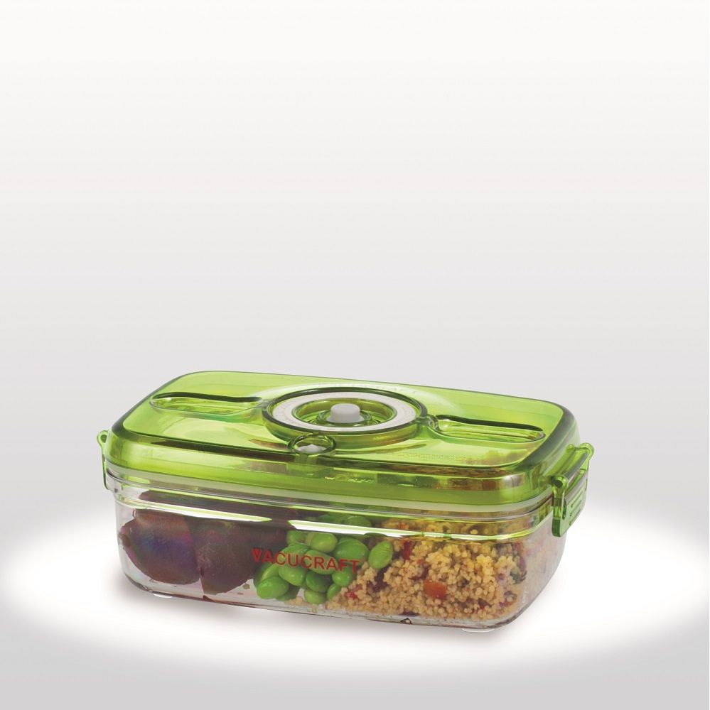 Vacucraft Förvaringsburk med Pump, 1 L