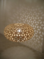 Snowflake Taklampa 1000mm, Bambu