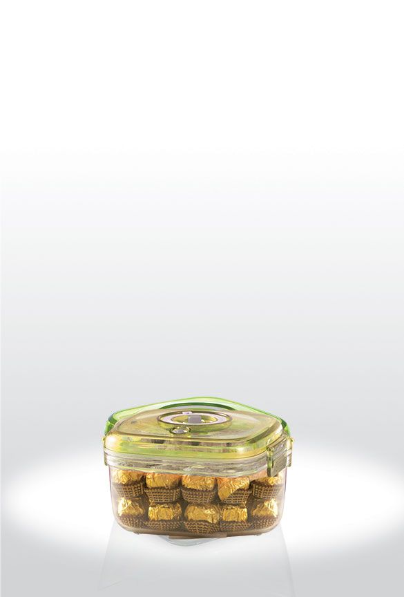 Vacucraft Förvaringsburk med Pump, 0,7 L