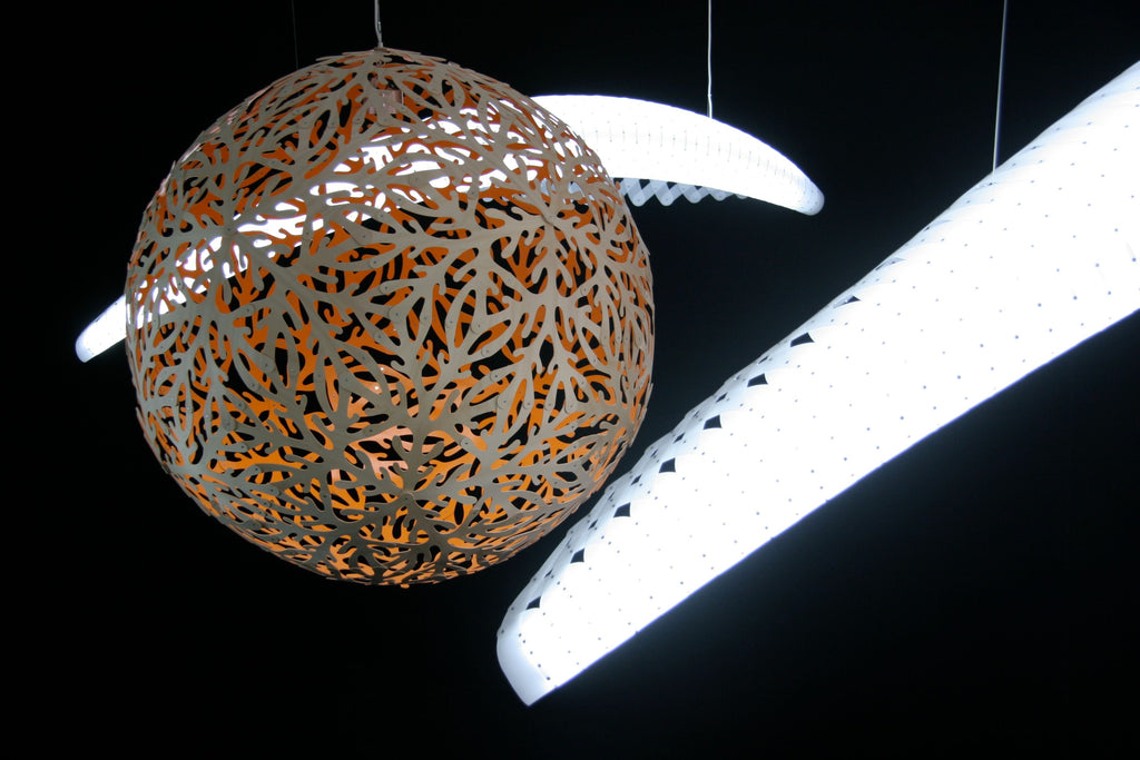 Sola Taklampa 1350mm, Black 2 Side