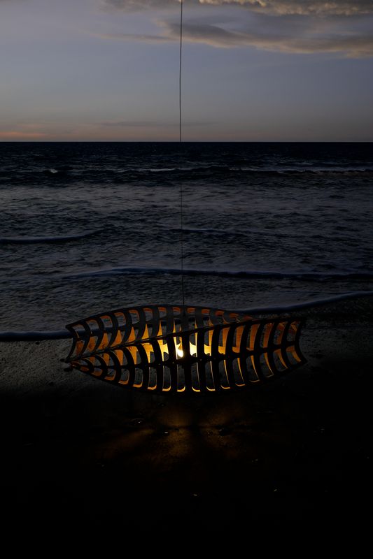 Toru Taklampa Medium, Bambu