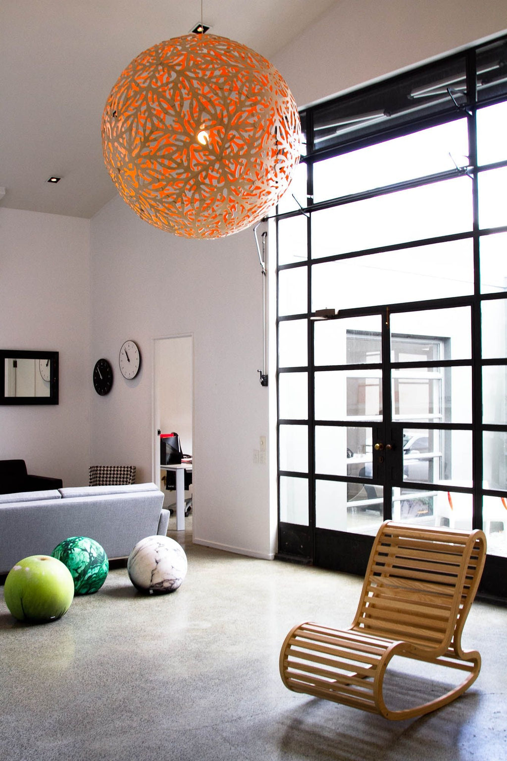 Sola Taklampa 1350mm, Orange