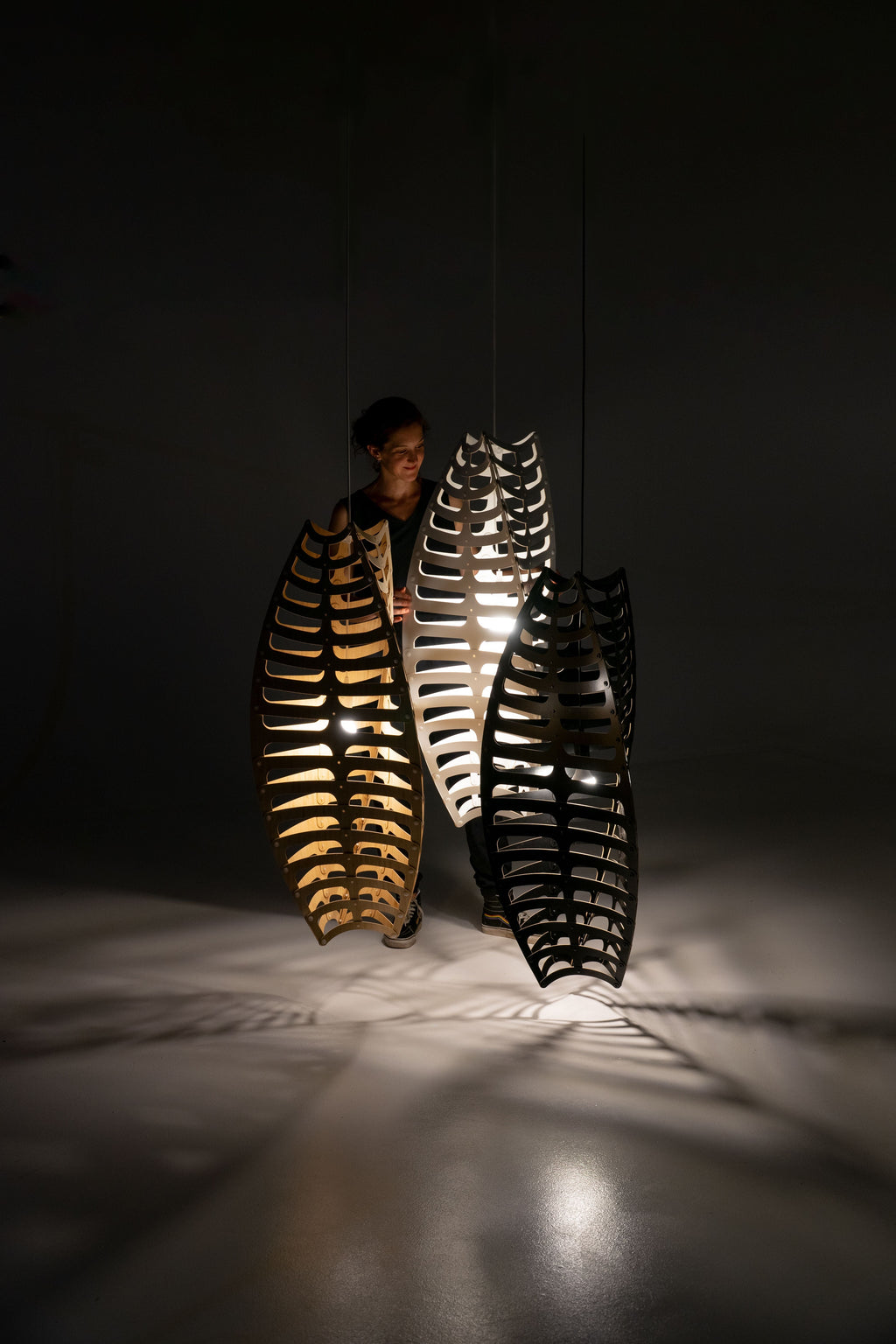 Toru Taklampa Medium, Bambu