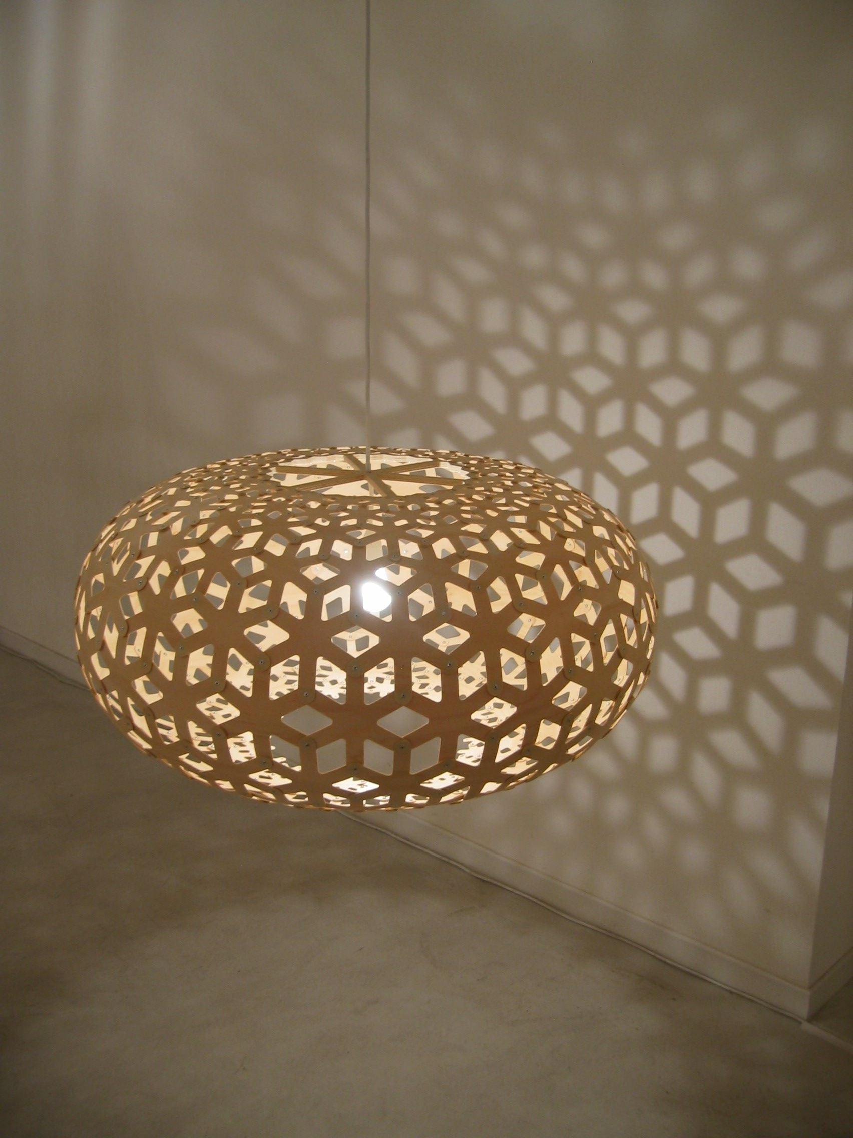 Snowflake Taklampa 1000mm, Black 2 Side