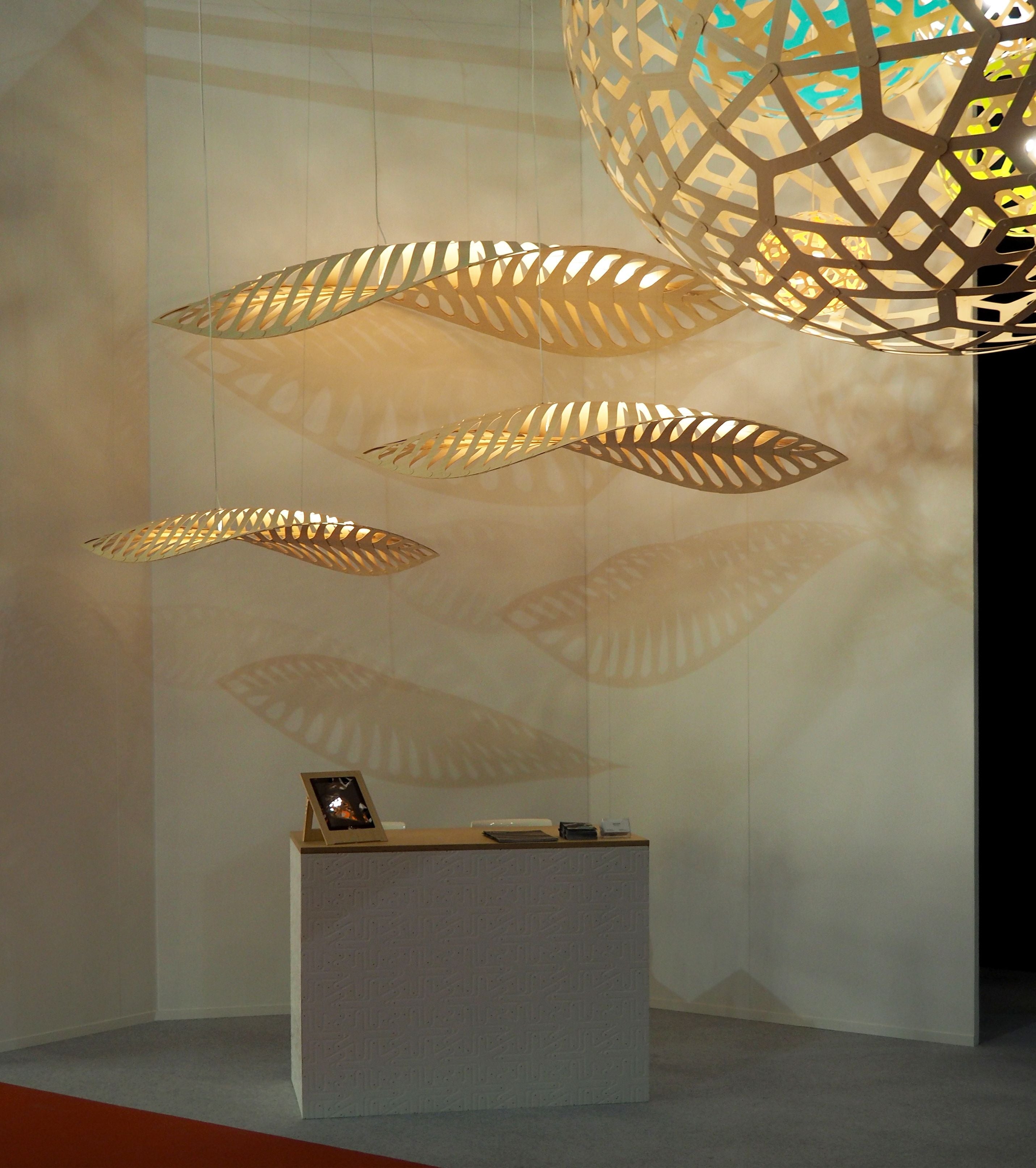 Navicula Taklampa Medium, Bambu