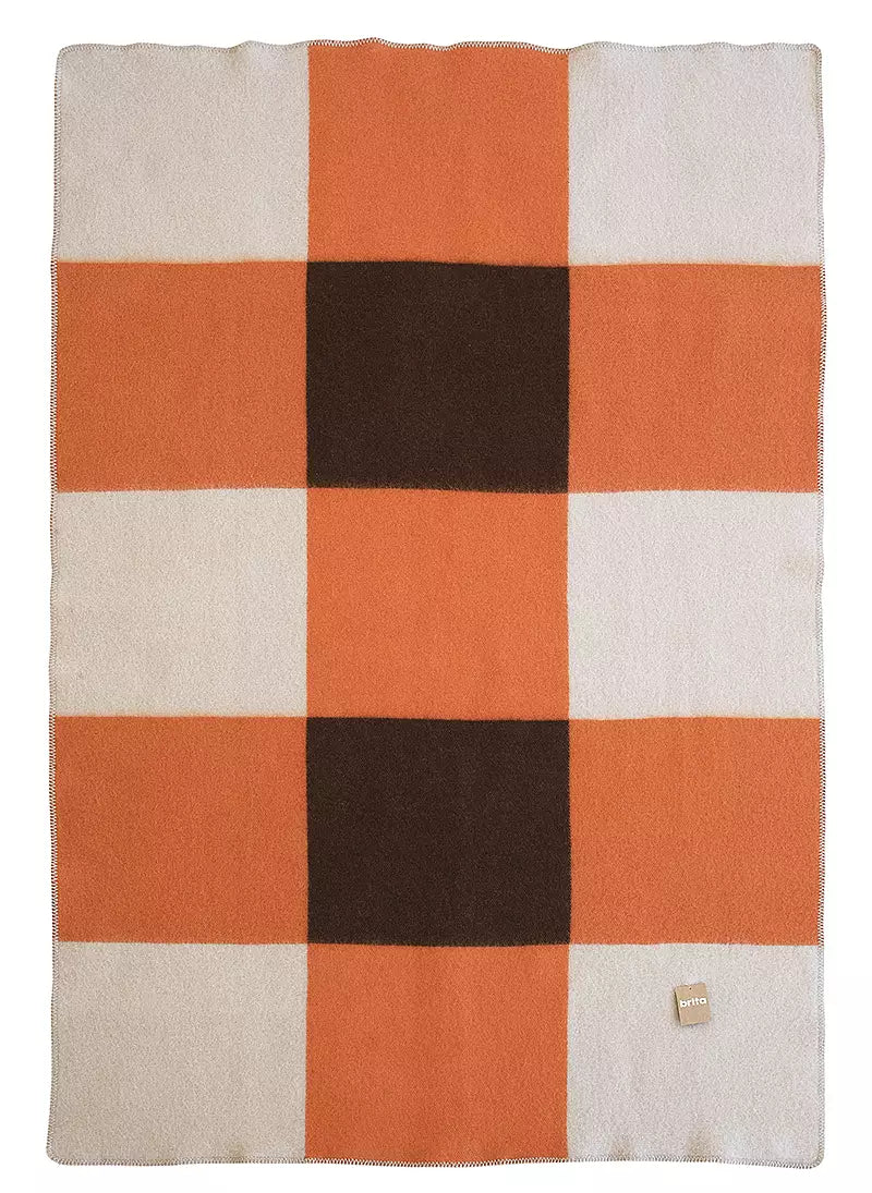 Pop ullfilt 130x200 cm, New Orange