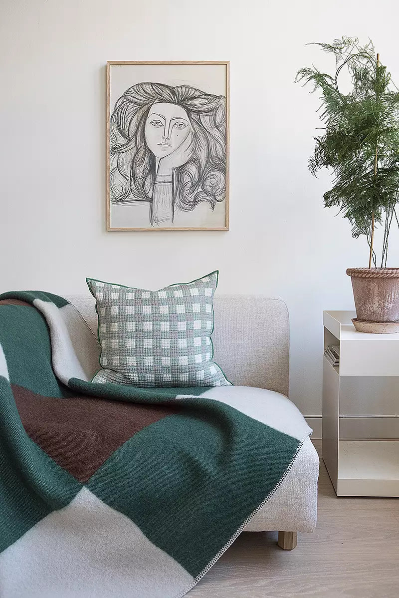 Pop ullfilt 130x200 cm, Green