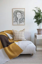 Pop ullfilt 130x200 cm, Yellow