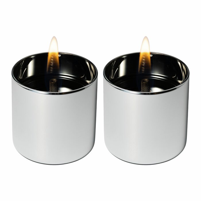 TenderFlame - Lilly - Bordlykta 8, 2-pack med bränsle - 0,15 l