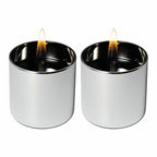 TenderFlame - Lilly - Bordlykta 8, 2-pack med bränsle - 0,15 l