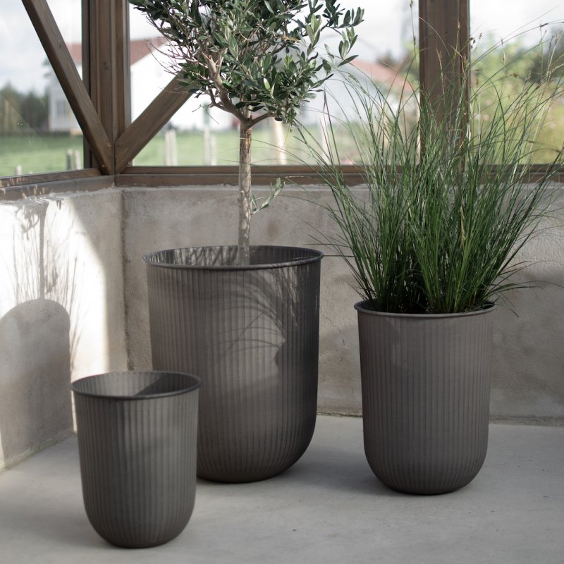 OUT Stripe Krukset 3-set, Brun