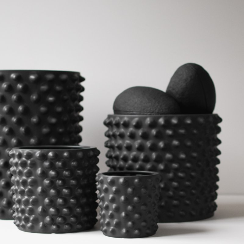 CLOUDY dark grey Large