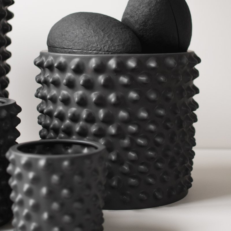 Cloudy Big - dark grey Medium