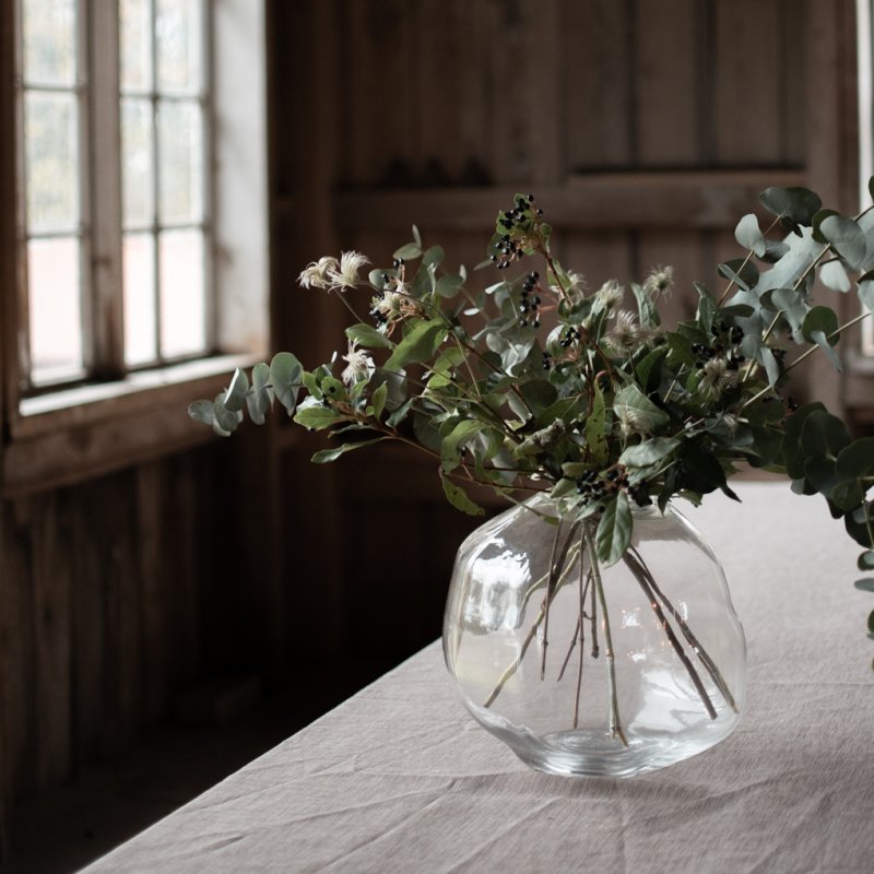 Pebble Vase, Clear Large