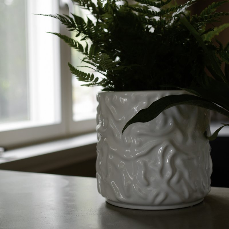 Swoon Kruka Shiny White, Medium