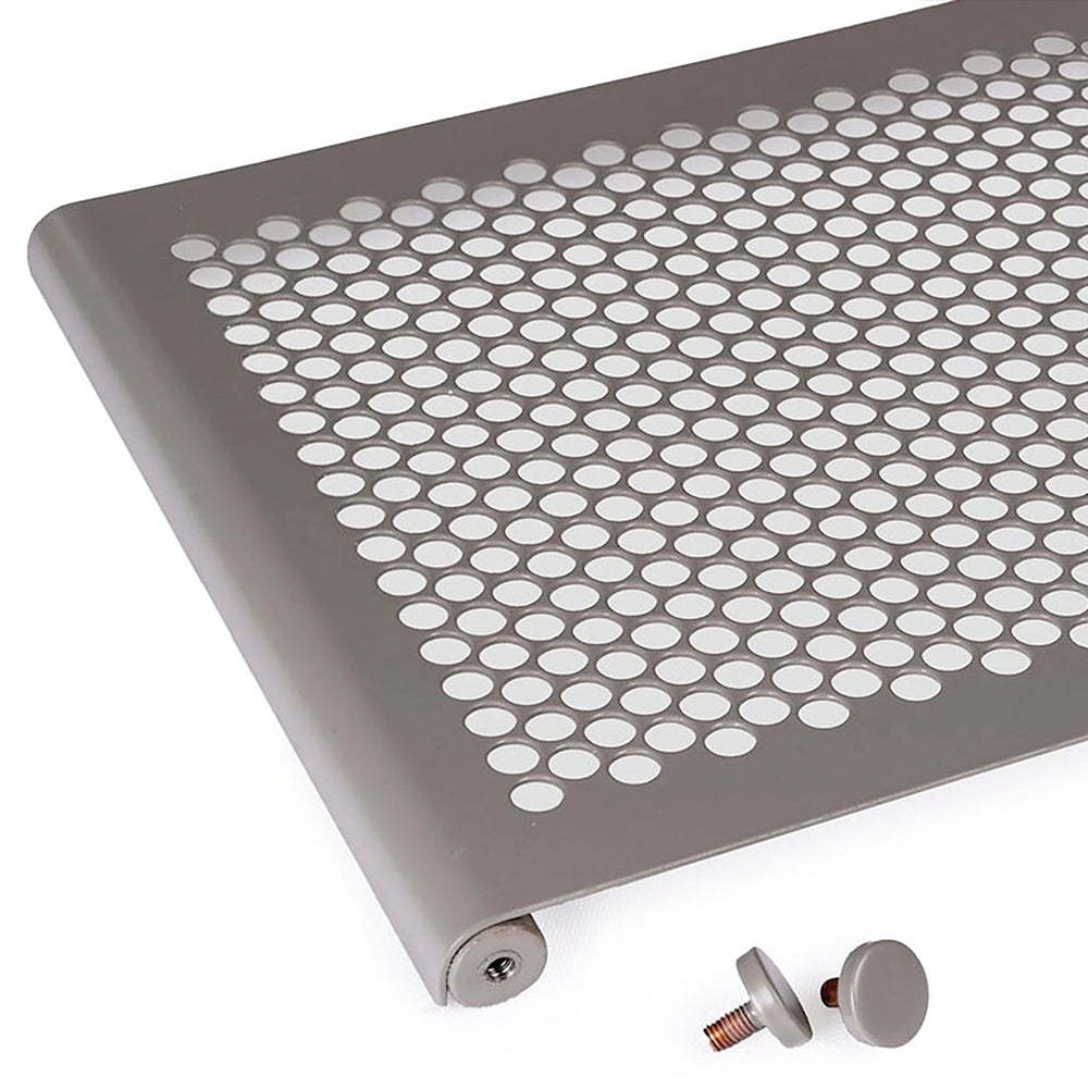 Rack väggmonterad hylla Dot grå/taupe, 27x35x35 cm