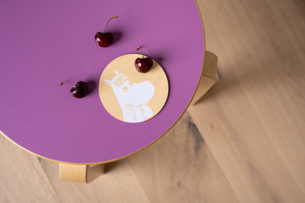 Moomin glasunderlägg Snorkmaiden 6-pack, Ø10 cm