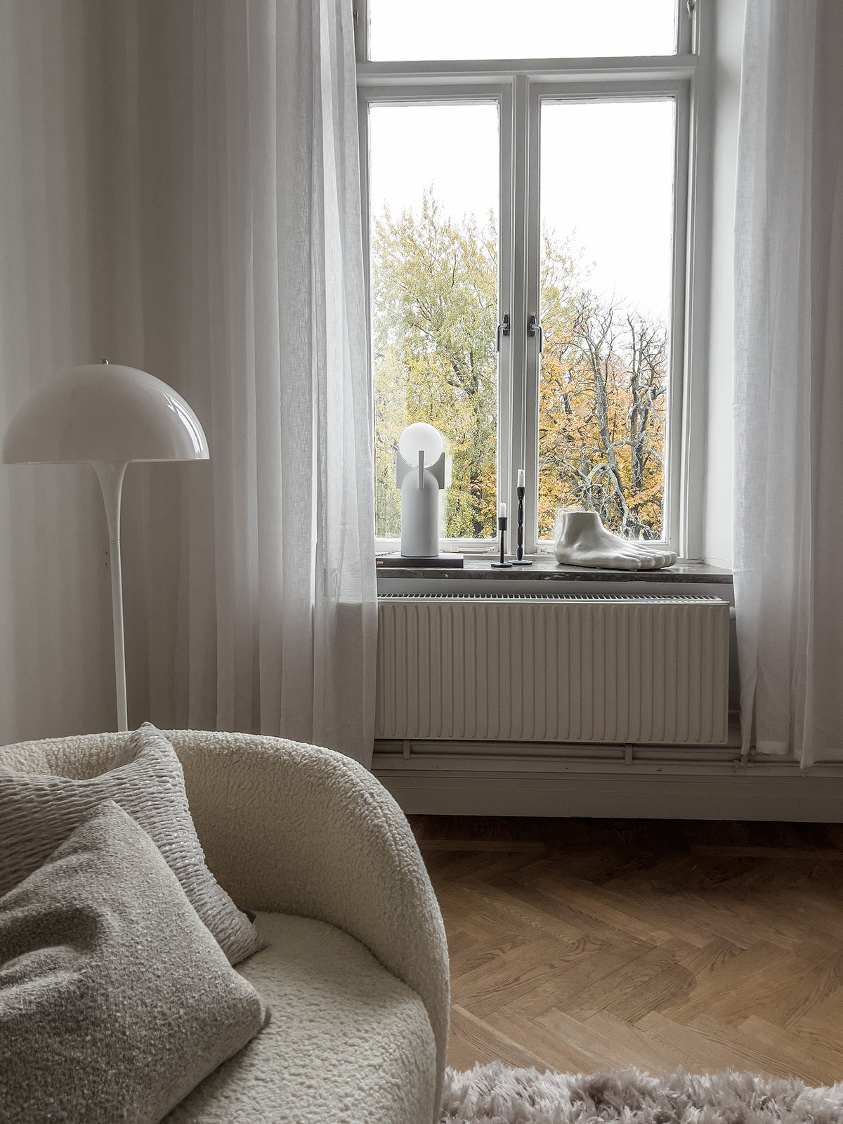 Tornitto Bordslampa Vit