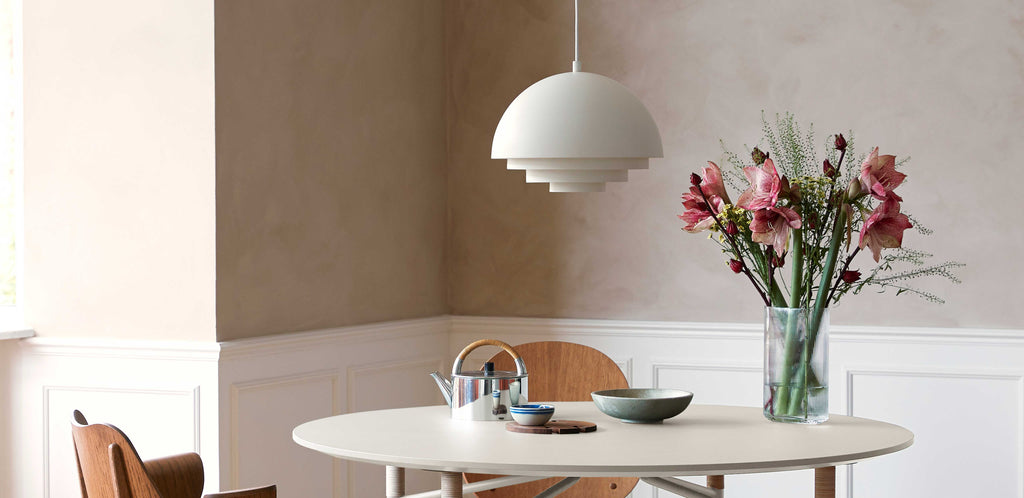 Milieu Colour Mini Taklampa, Clear White