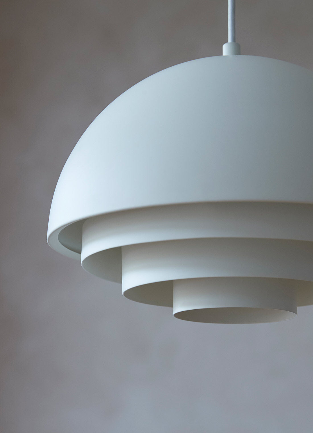 Milieu Colour Mini Taklampa, Clear White