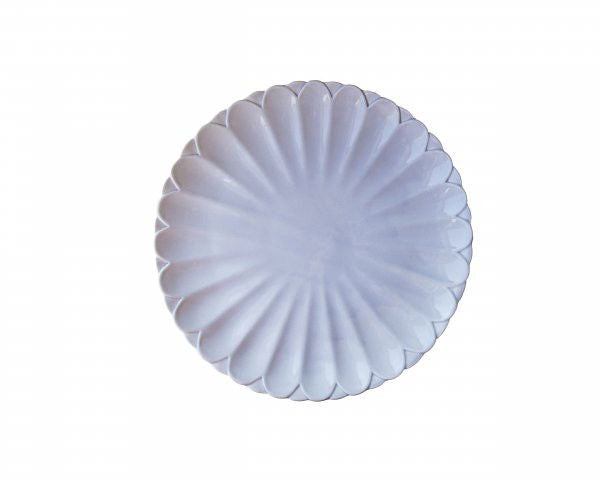 PROVENCE – Gerberatallrik med mönster, 27 × 3 cm, Ljusblå